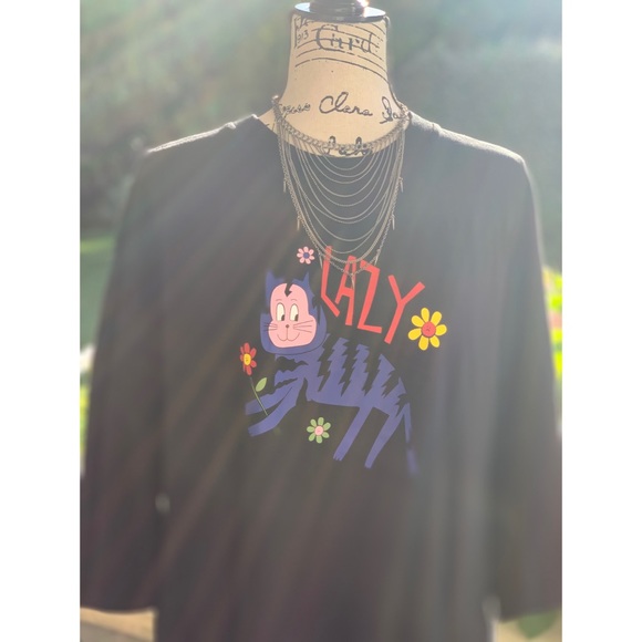 🆕LAZY OAF 👀|| Lazy Cat T-Shirt Dress - Picture 4 of 15